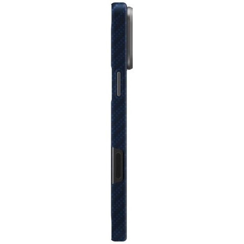 Etui UNIQ Keva EDGE Magclick Charging na iPhone 17 Pro Max - niebieskie