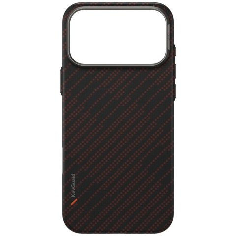 Etui UNIQ Keva EDGE Magclick Charging na iPhone 17 Pro Max - pomarańczowe
