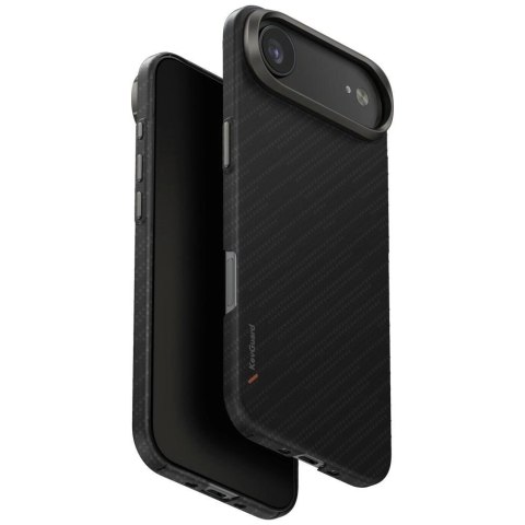 Etui UNIQ Keva EDGE Magclick Charging na iPhone Air - czarne
