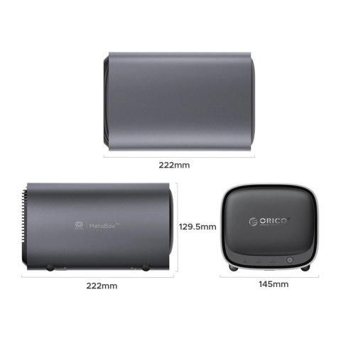 Sieciowa macierz dyskowa ORICO NAS MetaBox Pro Home - szara