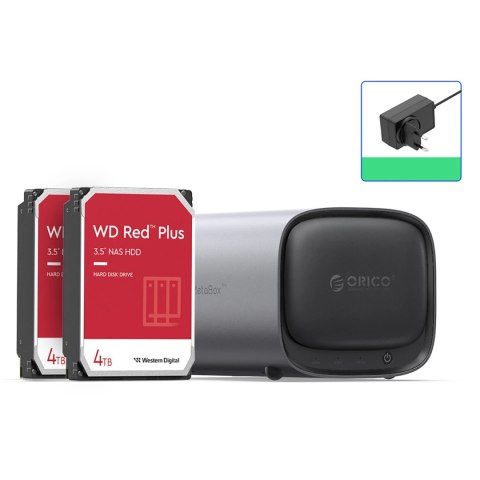 Sieciowa macierz dyskowa ORICO NAS MetaBox Pro Home - szara