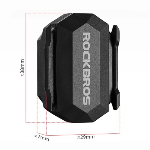 Czujnik prędkości lub kadencji 2w1 Rockbros C3 ANT+ / Bluetooth - czarny