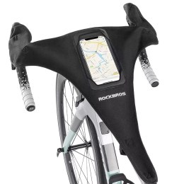 Osłona przeciwpotna Rockbros D78 z kieszenią i okienkiem na telefon - czarna