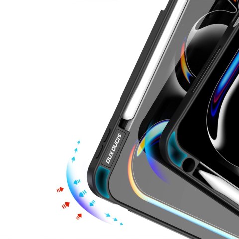 Etui Dux Ducis Magi na iPad Pro 11" (2024/2025) z podstawką - czarne