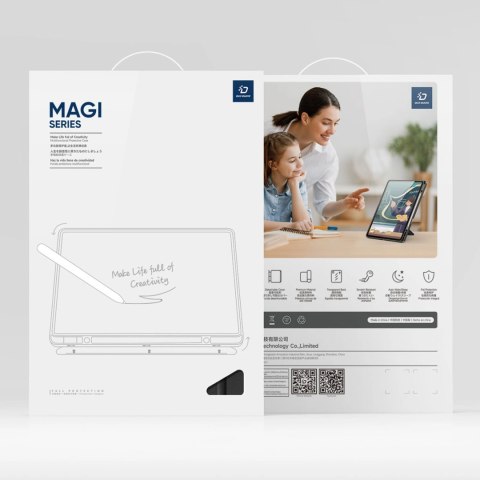 Etui Dux Ducis Magi na iPad Pro 11" (2024/2025) z podstawką - czarne
