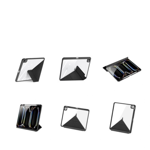 Etui Dux Ducis Magi na iPad Pro 13" (2024/2025) z podstawką - czarne
