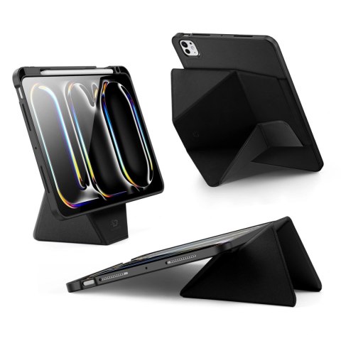 Etui Dux Ducis Vers na iPad Pro 11" (2024/2025) z podstawką i uchwytem na Apple Pencil - czarne