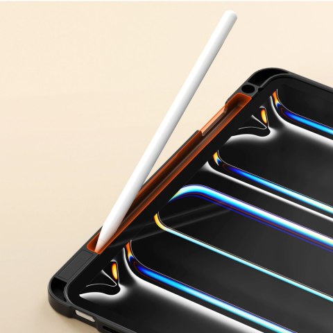 Etui Dux Ducis Vers na iPad Pro 11" (2024/2025) z podstawką i uchwytem na Apple Pencil - czarne