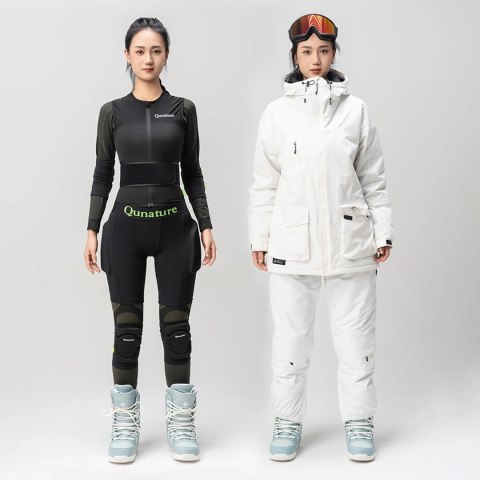 Ochraniacze bioder Qunature Ski - Basic S narty snowboard łyżwy - czarne