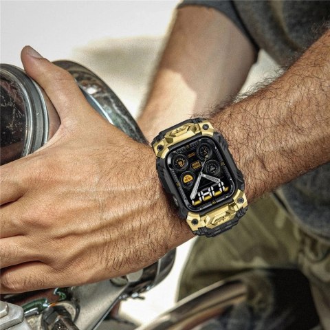 Etui Supcase Unicorn Beetle Ore na Apple Watch 10 / 11 (46 mm) - czarno-złote