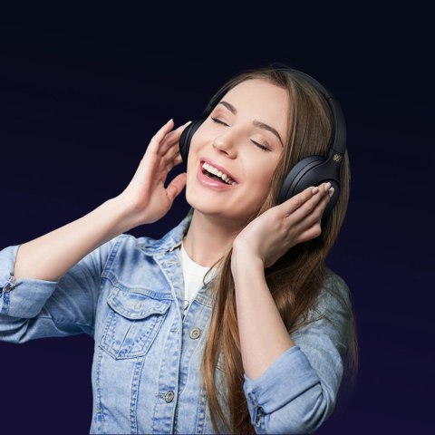 Słuchawki nauszne QCY H3 z ANC i Bluetooth 5.4 - czarne