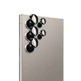 Szkła hartowane Puro Individual na tylną kamerę do Samsung Galaxy S26 Ultra - z czarnymi ramkami