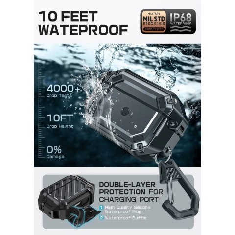 Etui Supcase Unicorn Beetle Pro MagSafe IP68 na AirPods Pro 3 - czarne