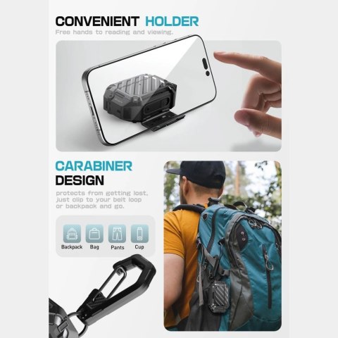 Etui Supcase Unicorn Beetle Pro MagSafe IP68 na AirPods Pro 3 - czarne