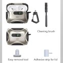 Etui ESR Cyber FlickLock MagSafe na AirPods Pro 3 - srebrne