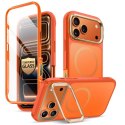 Etui Supcase IBLSN Ares Flip MagSafe na iPhone 17 Pro - pomarańczowe