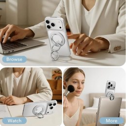 Uchwyt ESR Magnetic HaloLock MagSafe na telefon - biały