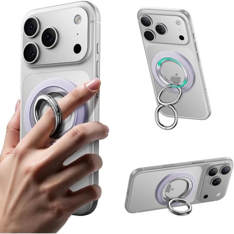 Uchwyt ESR Magnetic HaloLock MagSafe na telefon - fioletowy