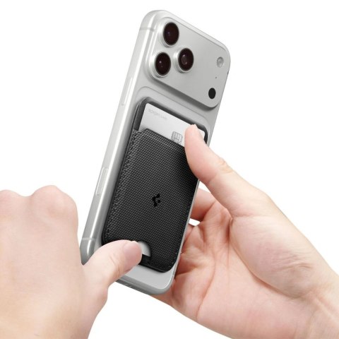 Magnetyczny portfel Spigen S314-1 MagSafe - czarny