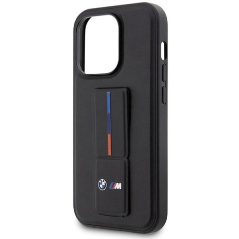 Etui BMW Grip Stand Hot Stamp iPhone 14 Pro - czarne