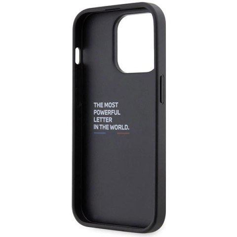 Etui BMW Grip Stand Hot Stamp iPhone 14 Pro - czarne