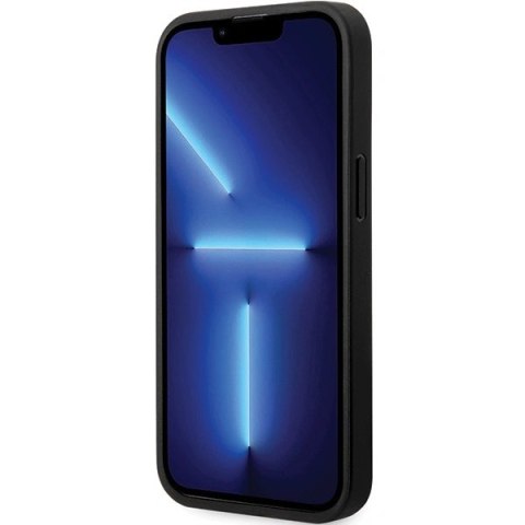 Etui BMW Leather Carbon na iPhone 13 Pro / 13 - czarne