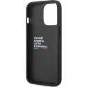 Etui BMW Leather Carbon na iPhone 13 Pro / 13 - czarne