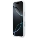 Etui BMW M Silicon Horizontal Line MagSafe na iPhone 17- białe