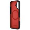 Etui BMW M Silicon Horizontal Line MagSafe na iPhone 17 - czarne