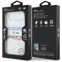 Etui BMW M Silicon Horizontal Line MagSafe na iPhone Air- białe
