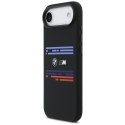 Etui BMW M Silicon Horizontal Line MagSafe na iPhone Air - czarne
