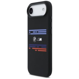 Etui BMW M Silicon Horizontal Line MagSafe na iPhone Air - czarne