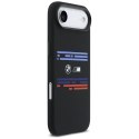 Etui BMW M Silicon Horizontal Line MagSafe na iPhone Air - czarne