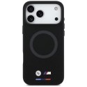 Etui BMW M Silicon Logo MagSafe na iPhone 17 Pro Max - czarne