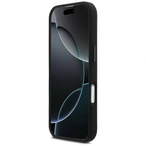 Etui BMW M Silicon Vertical Logo MagSafe na iPhone 17 - czarne