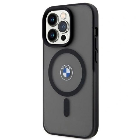 Etui BMW Signature MagSafe na iPhone 14 Pro Max - czarne