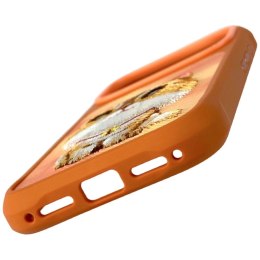 Etui Nimmy Big Eyed Pet 2.0 Cat na iPhone 17 Pro Max - pomarańczowe