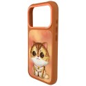 Etui Nimmy Big Eyed Pet 2.0 Cat na iPhone 17 Pro Max - pomarańczowe