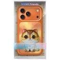 Etui Nimmy Big Eyed Pet 2.0 Cat na iPhone 17 Pro Max - pomarańczowe