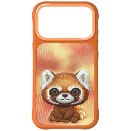 Etui Nimmy Big Eyed Pet 2.0 Raccoon na iPhone 17 Pro - pomarańczowe