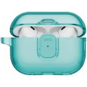 Etui UNIQ Glase Pro na AirPods Pro 3 Lock Case - przezroczysto-niebieski