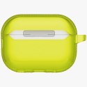Etui UNIQ Glase Pro na AirPods Pro 3 Lock Case - przezroczysto-żółte