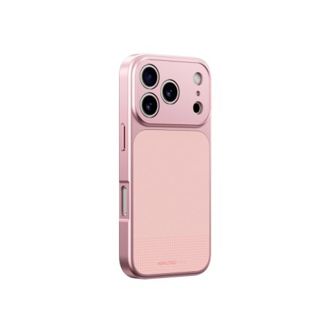 Etui AMAZINGTHING Minimal Mag Full Cover Case na iPhone 17 Pro Max - różowe