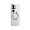 Etui AMAZINGTHING Titan Pro MagSpin Drop Proof Case na Samsung S26 Ultra kompatybilne z MagSafe - przezroczyste