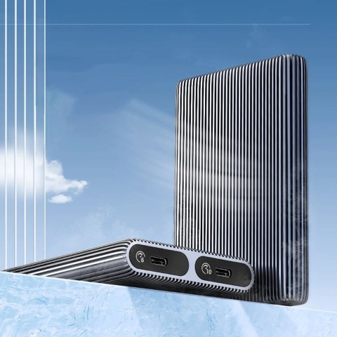 Kieszeń dyskowa podwójna Orico AM2C3-2SN na dwa dyski M.2 SATA+NVME USB-C 3.2 6Gb/s / 10Gb/s - szara
