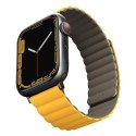 Pasek magnetyczny UNIQ Revix na Apple Watch 42 / 44 / 45 / 49 mm - szaro-żółty