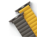 Pasek magnetyczny UNIQ Revix na Apple Watch 42 / 44 / 45 / 49 mm - szaro-żółty