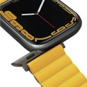 Pasek magnetyczny UNIQ Revix na Apple Watch 42 / 44 / 45 / 49 mm - szaro-żółty