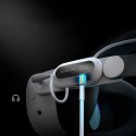 Pasek na głowę z baterią BoboVR E3 Pro do Meta Quest 3 i 3S - biało-czarny