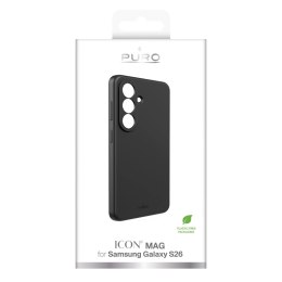 Etui silikonowe Puro ICON na Samsung Galaxy S26 - czarne